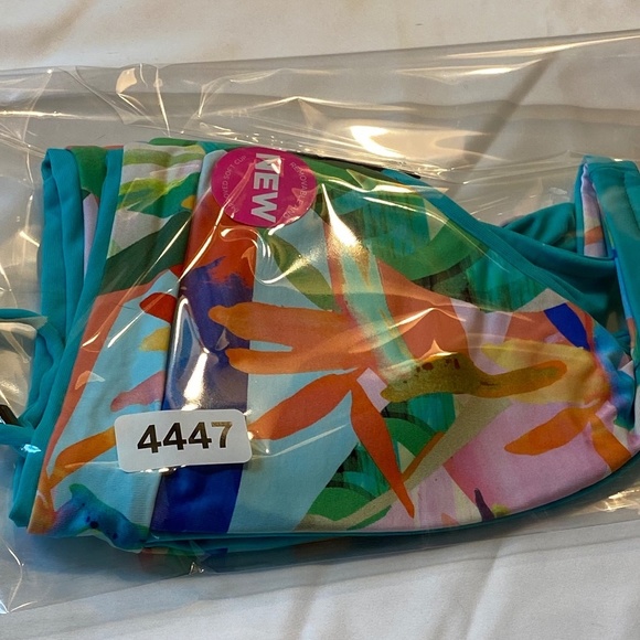 New! Maaji reversible aquatic allure bikini top tropical floral 14447 - Picture 14 of 16